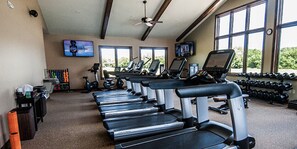 Fitness facility - Gorgeous Chalet Getaway with Cabin Feel sleeps 10 at Innsbrook Resort (Innsbrook)
