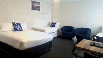 Free WiFi, bed sheets