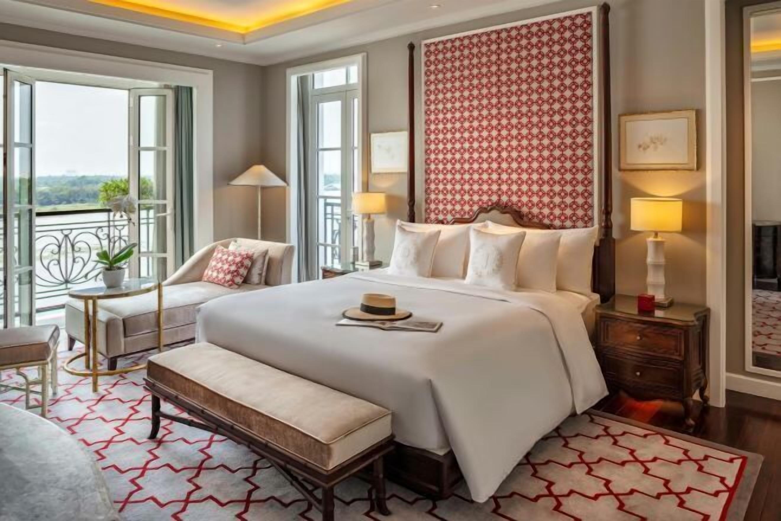 Premium bedding, memory foam beds, minibar, in-room safe