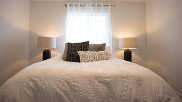 2 chambres, fer et planche Ă repasser, Wi-Fi, draps fournis