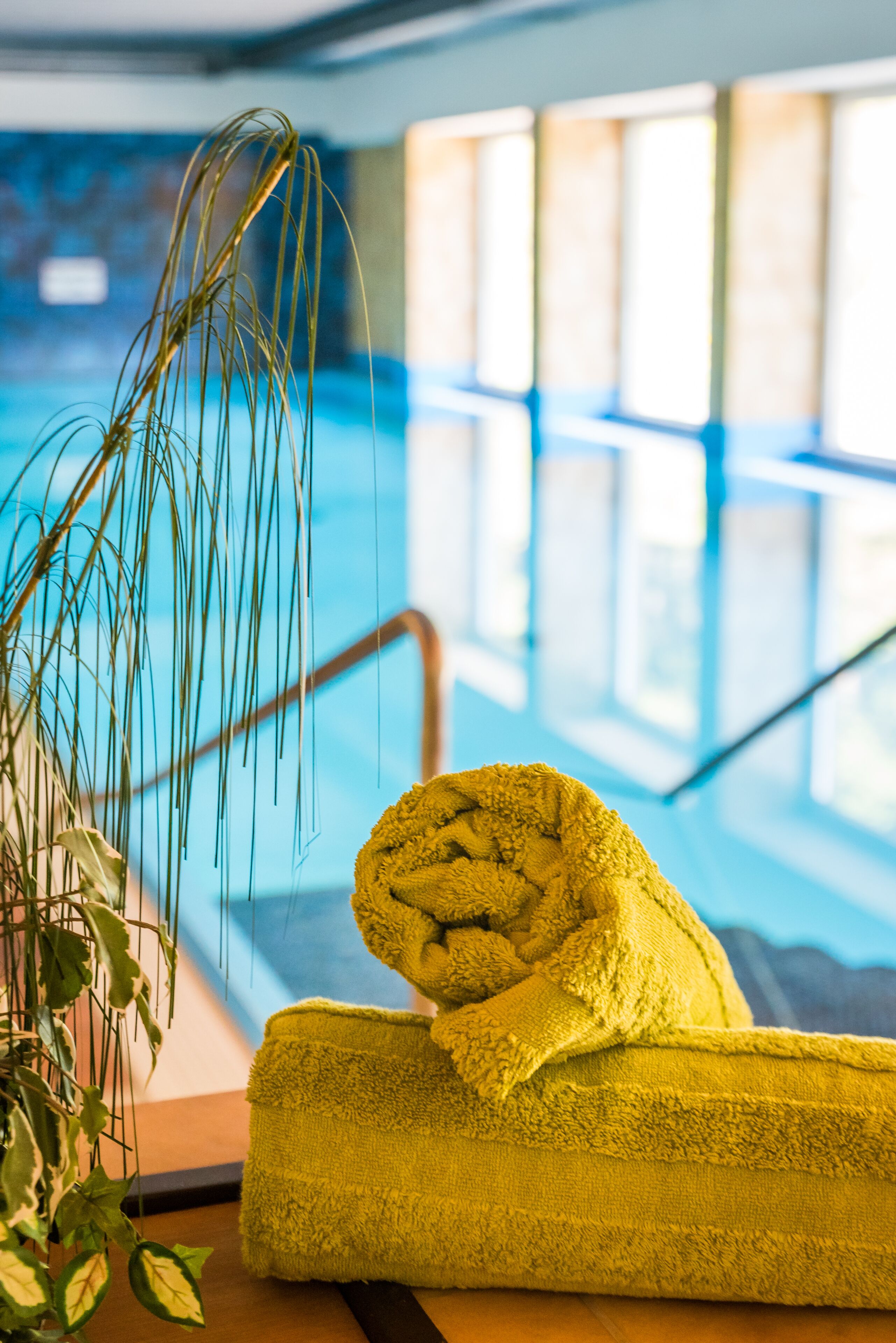 Indoor pool, a heated pool