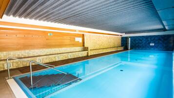 Indoor pool, a heated pool