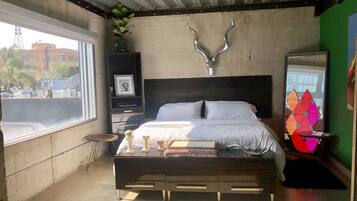 Premium bedding, down comforters, Tempur-Pedic beds, minibar