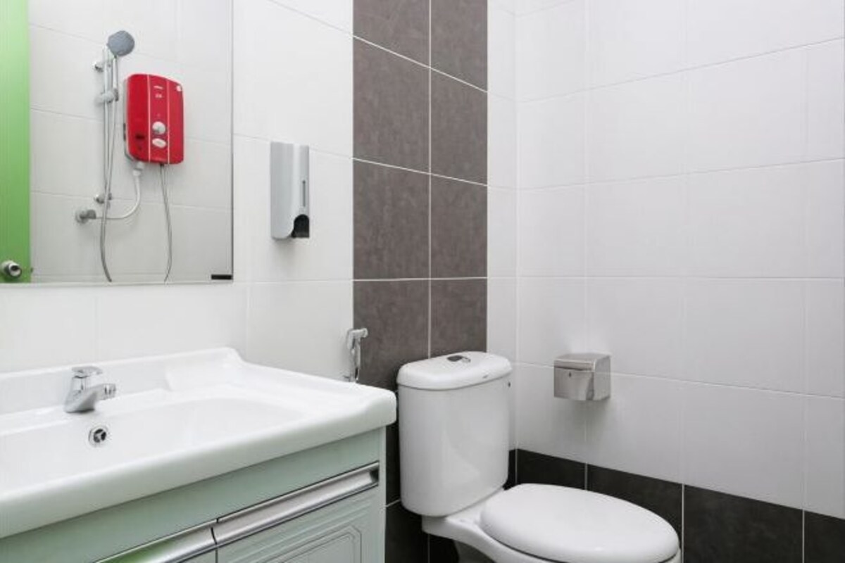 Ducha, bidé y toallas
