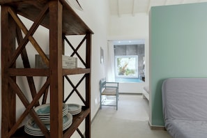 Superior Suite, 1 Queen Bed, Garden View | 1 bedroom, hypo-allergenic bedding, individually decorated - Naturarte Suites (Terrasini)