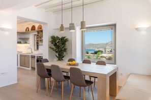 Villa, 4 Bedrooms, Private Pool, Sea View | In-room dining - AG Mykonos Villas (Mykonos)