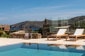 Villa, 4 chambres, piscine privée, vue mer | Vue depuis le balcon
