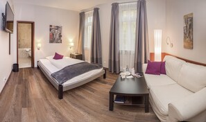 Standard Single Room | Minibar, in-room safe, desk, iron/ironing board - Landhaus Wolf (Schwäbisch Hall)