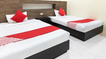 Free WiFi, bed sheets