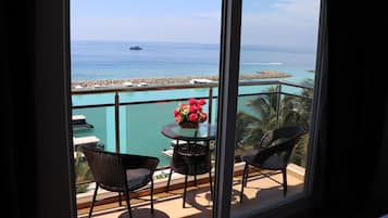 Deluxe Double Room, Sea View | Balcony view