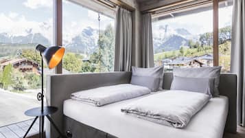 Deluxe Double Room, Terrace, Mountain View | In-room safe, individually decorated, individually furnished