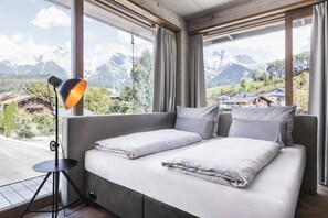 Deluxe Double Room, Terrace, Mountain View | In-room safe, individually decorated, individually furnished - SEPP - Alpine Boutique Hotel (Maria Alm am Steinernen Meer)