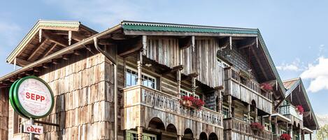 Voorkant van accommodatie