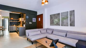 Departamento, 1 habitación (1.2) | Sala de estar | Smart TV