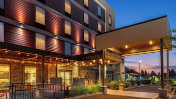 Front of property - evening/night