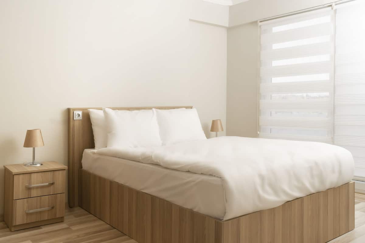 Individually decorated, individually furnished, desk, blackout curtains
