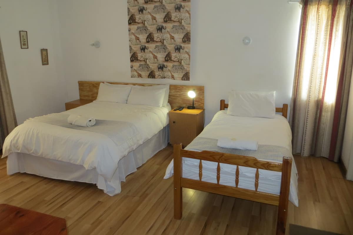 Family Double Room (Ensuite Bathroom) | Premium bedding, in-room safe, desk, laptop workspace