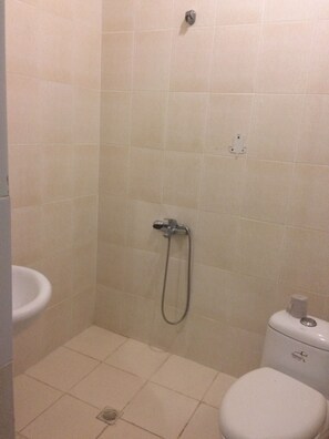 Basic Double or Twin Room | Bathroom | Shower, free toiletries, hair dryer, towels - Hotel Alkuat (Astana)