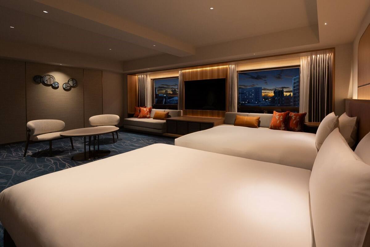 In-room safe, blackout drapes, iron/ironing board (on request)