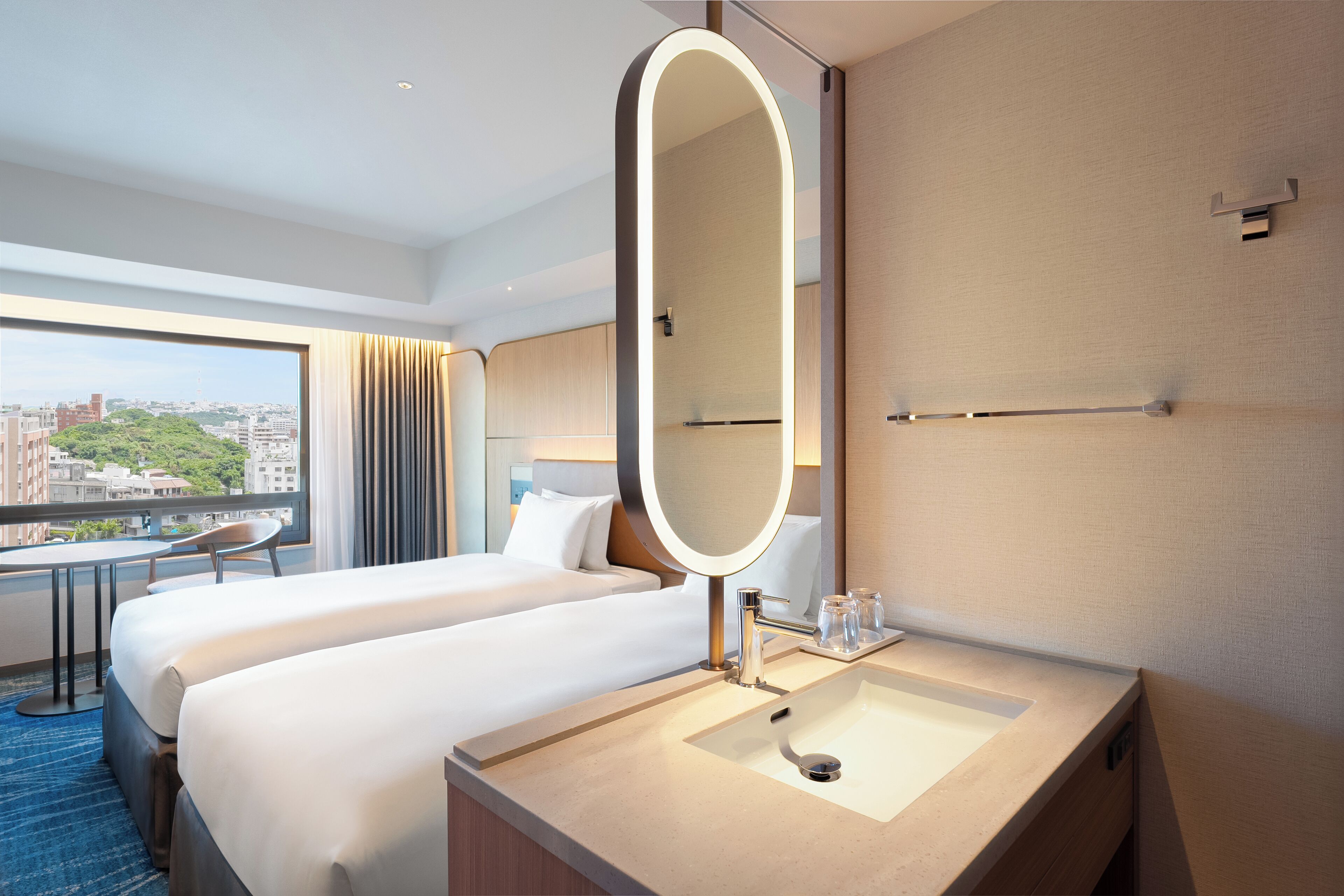 [renovated in 2025] club deluxe twin room (1-3 guests), non smoking | in-room safe, blackout curtains, free wifi, bed sheets