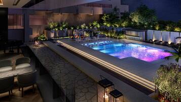 Seasonal outdoor pool