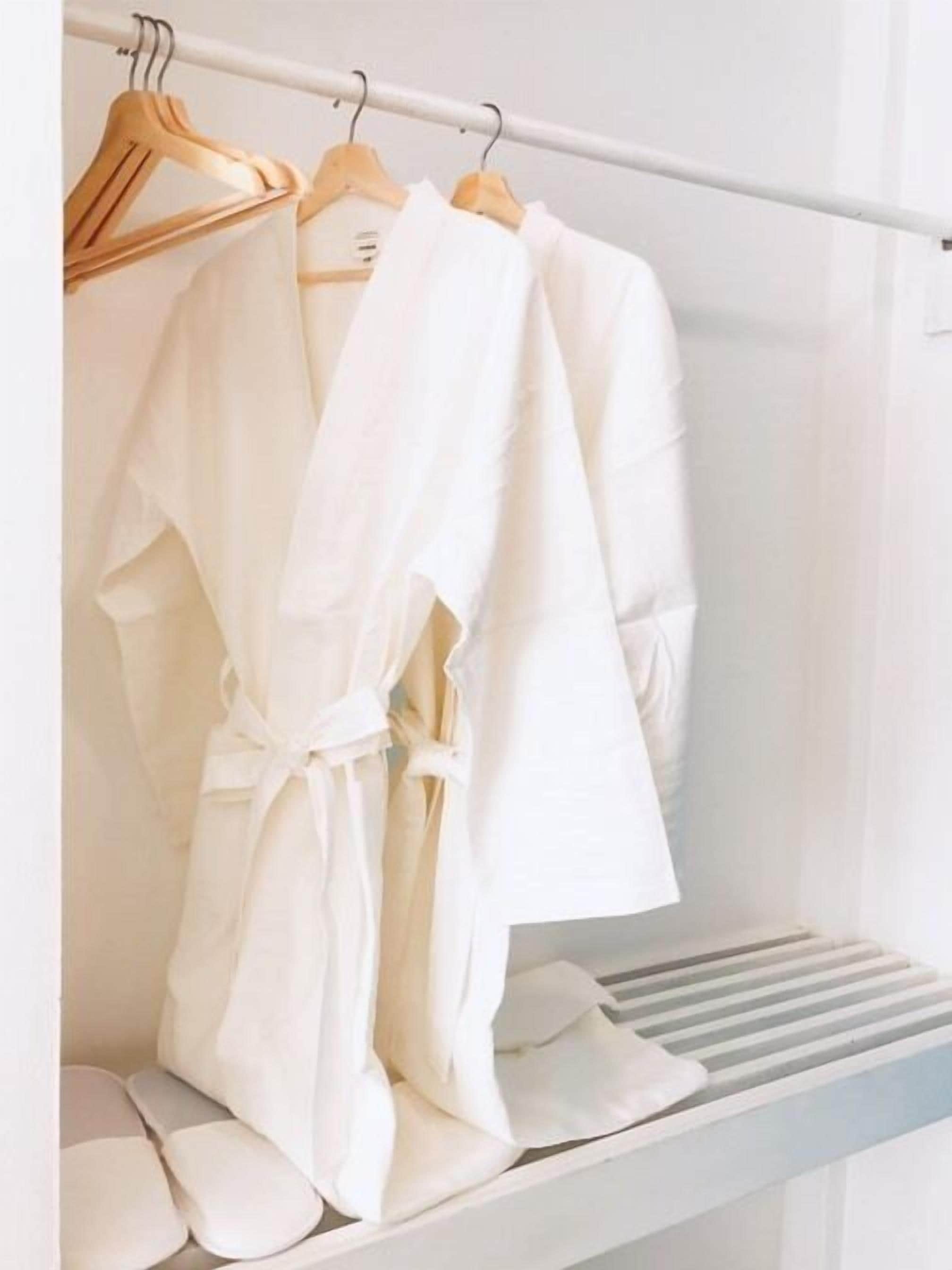 shower, free toiletries, bathrobes, slippers