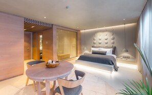 Coffres-forts dans les chambres, bureau, rideaux occultants