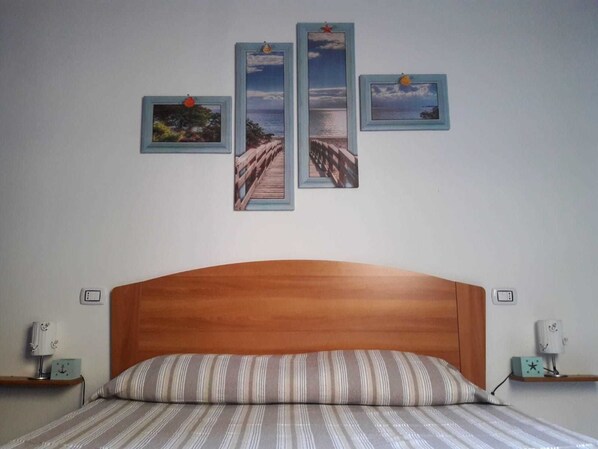 1 غرفة نوم وملاءات أسرّة