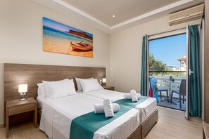 Quarto casal ou duplo superior, vista para o jardim | Quartos à prova de som, Wi-Fi de cortesia, roupa de cama