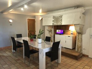 Cottage, 5 Bedrooms (LES TEMPLIERS) | Private kitchen | Full-sized fridge, microwave, stovetop, dishwasher - Les Gites De Montmartre (Le Perrier)