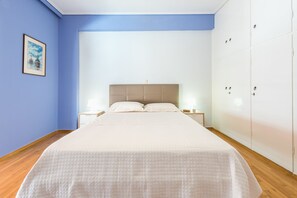 Apartment, 1 Bedroom | 1 bedroom, soundproofing, iron/ironing board, free cots/infant beds - Comfortable Apartment near City Center (Athens)