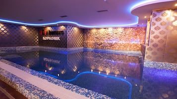 Indoor pool, seasonal outdoor pool