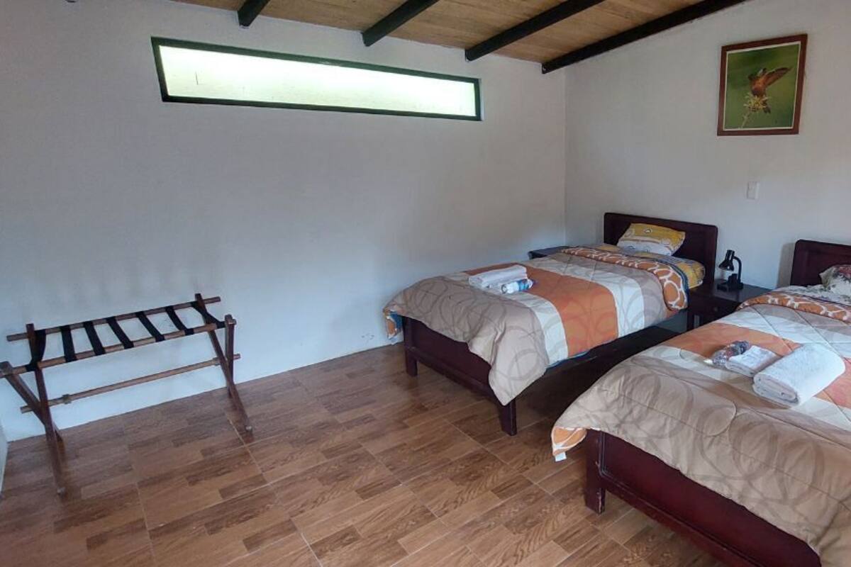 Classic Twin Room, Garden View | Laptop workspace, soundproofing, WiFi (free), bed sheets
