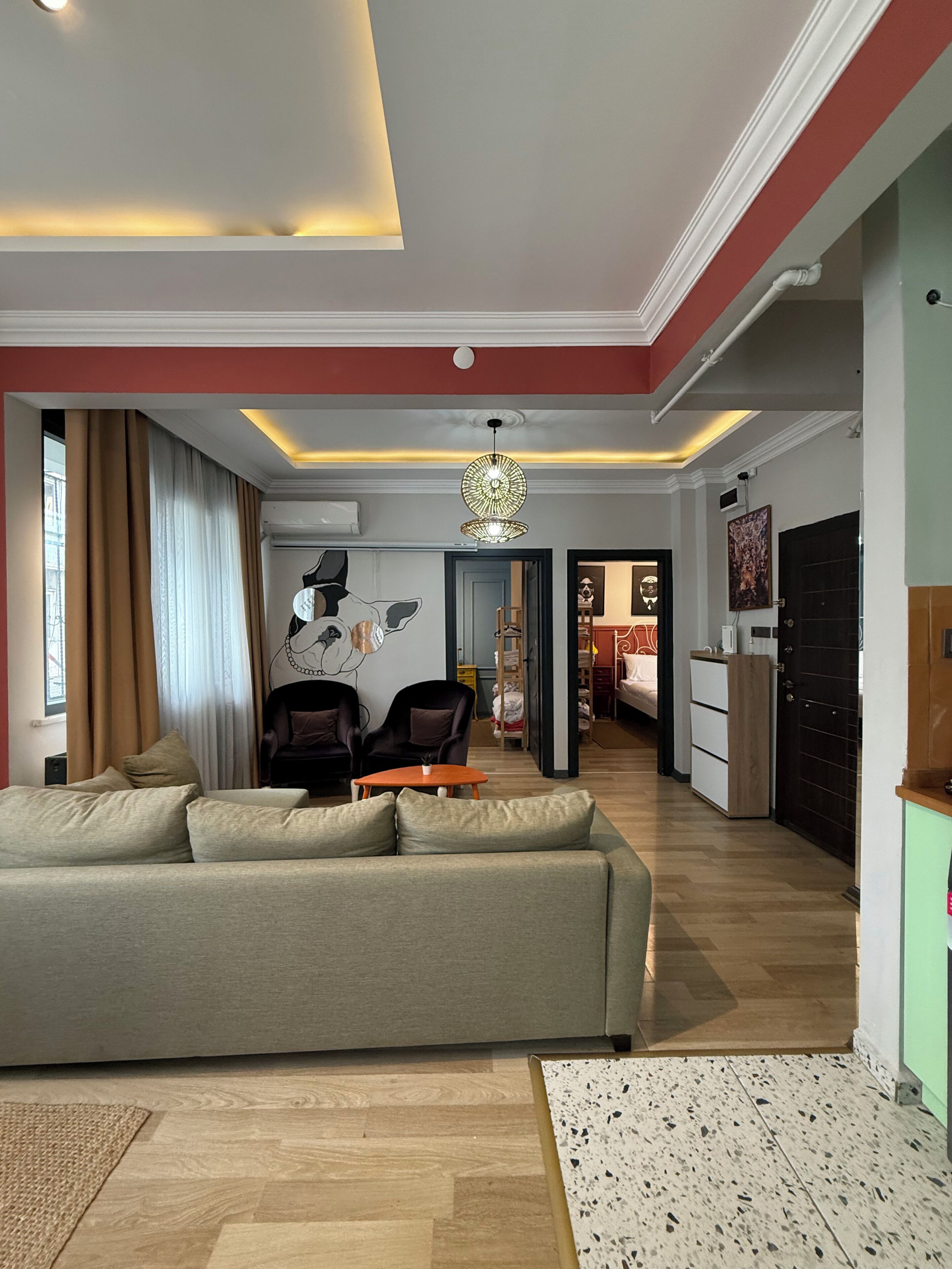 Apartment, 2 Schlafzimmer, Balkon | Wohnbereich
