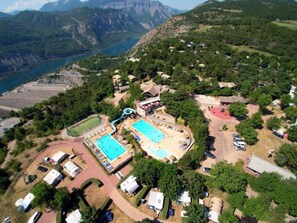 Aerial view - Camping la Viste (Rousset)