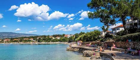 بالقرب من الشاطئ