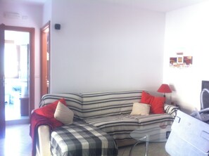 Smart TV, DVD player, books