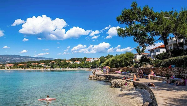 Beach - Apartment Znidarec Marica nr 1 (Silo - island Krk)