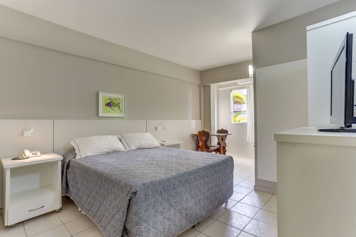 Basic Double Room, 1 Double Bed, Ground Floor | Minibar, blackout curtains, free WiFi, bed sheets