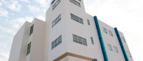 Overnatningsstedets facade