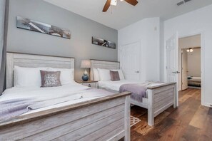 3 bedrooms, blackout curtains, iron/ironing board, WiFi