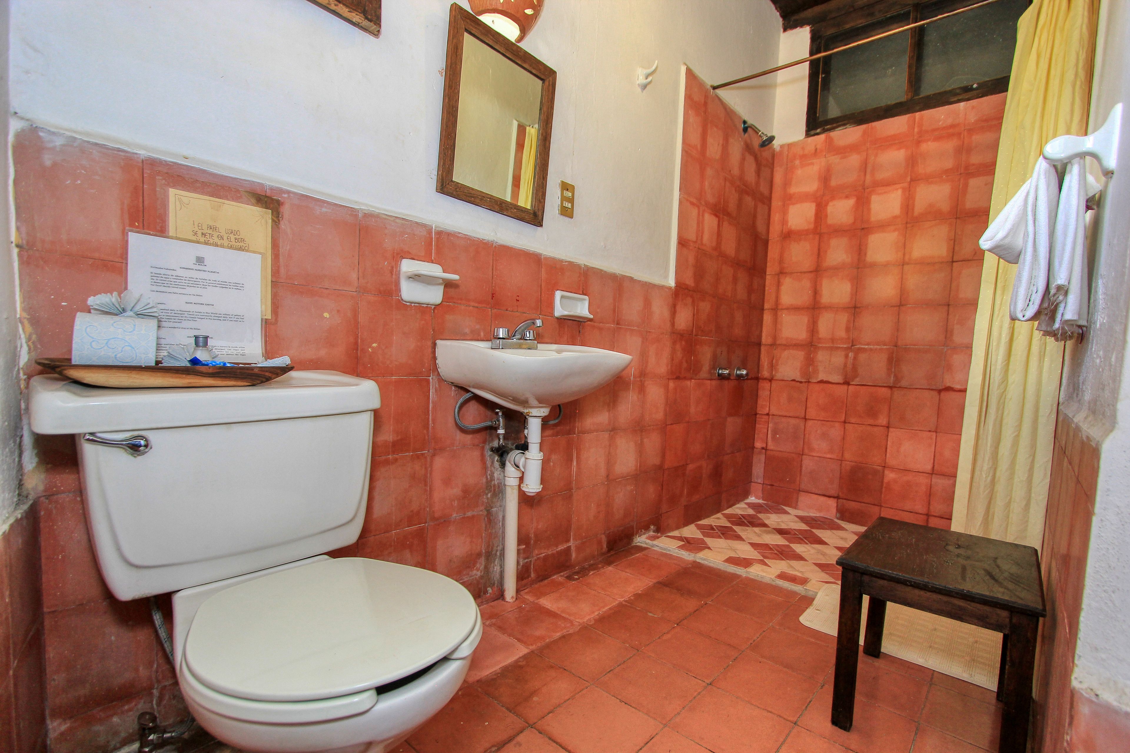 single room | bathroom | shower, free toiletries, towels