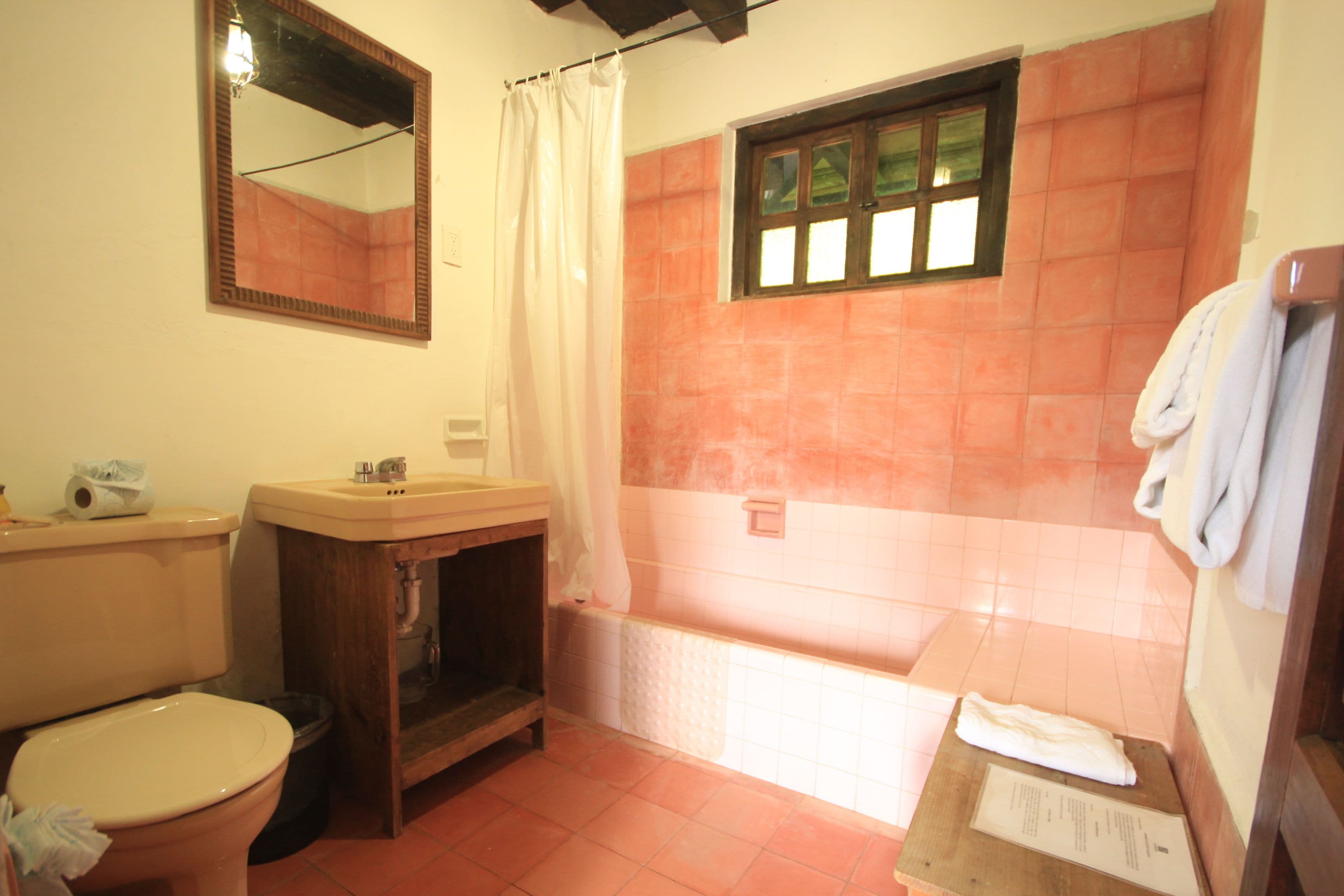 standard quadruple room, garden view | bathroom | shower, free toiletries, towels