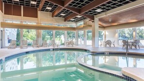Indoor pool, outdoor pool