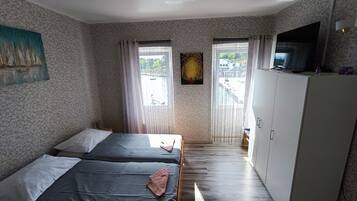 2 habitaciones, internet y ropa de cama