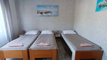 2 dormitorios, Internet, ropa de cama