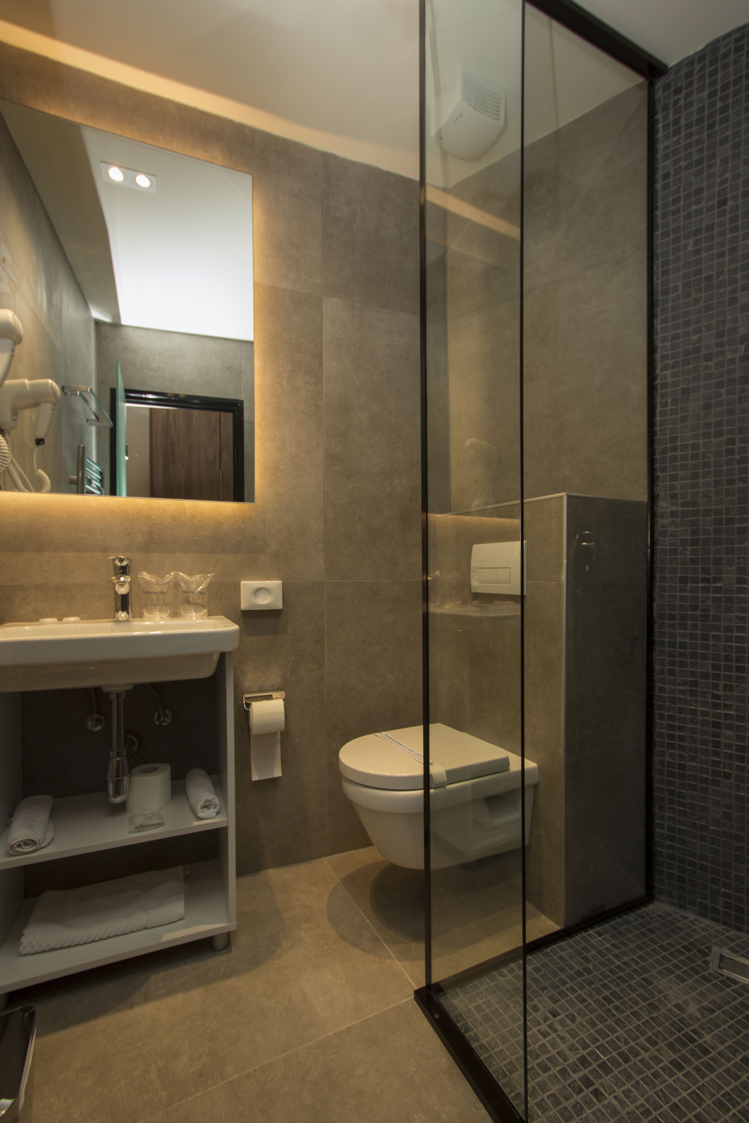 superior double room, 1 king bed | bathroom | shower, hydromassage showerhead, free toiletries, hair dryer