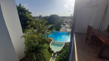 Apartamento design, 2 quartos, na torre | Terraço/pátio