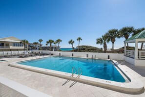 Indoor pool, a heated pool