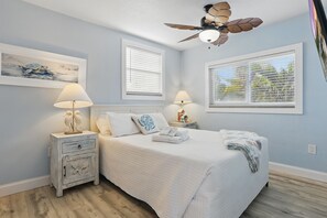 2 bedrooms, iron/ironing board, free WiFi, bed sheets